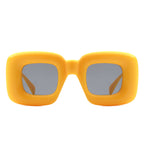 Rayne - Y2K Square Inflated Chunky Retro Funny Sunglasses