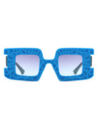 Pledge - Modern Chunky Geometric Square Fashion Sunglasses