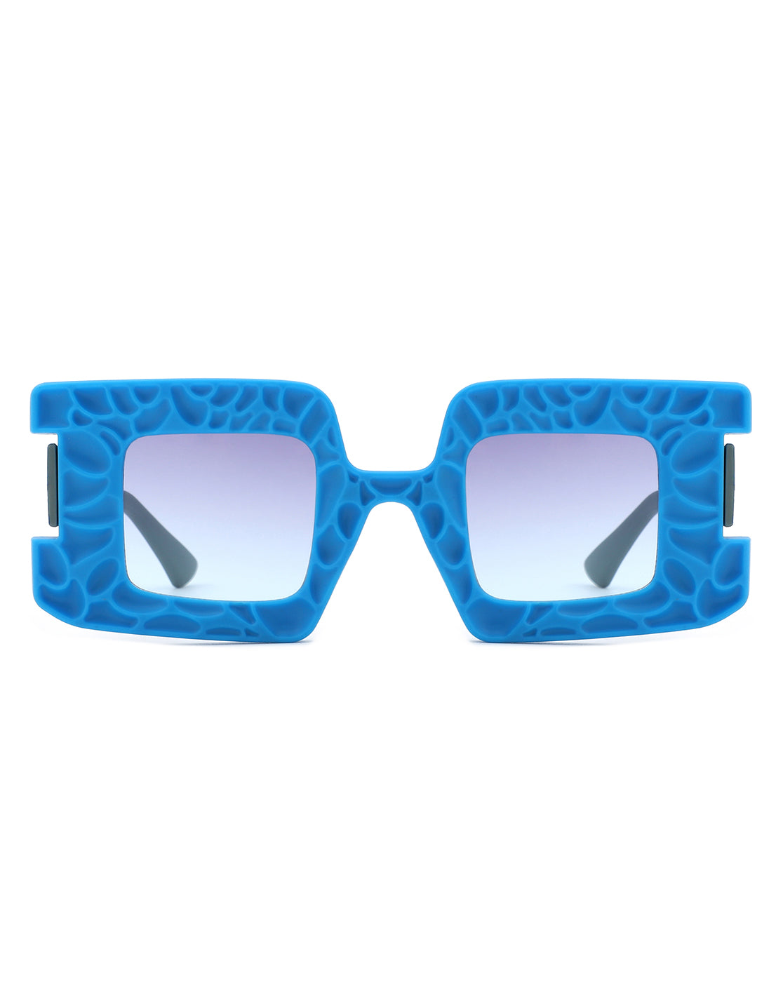 Pledge - Modern Chunky Geometric Square Fashion Sunglasses