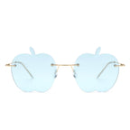 Zephyrus - Rimless Apple Shape Party Frameless Tinted Sunglasses