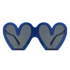 Skylette - Heart Shaped Oversized Party Fashion Sunglasses