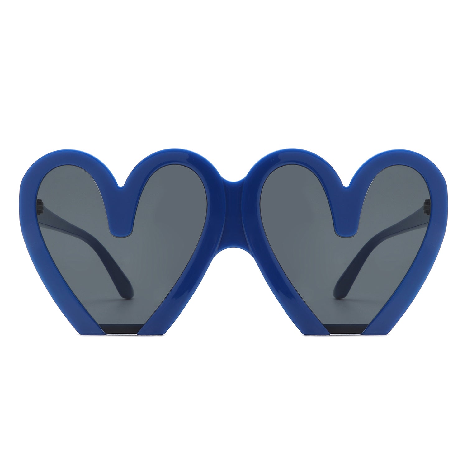 Skylette - Heart Shaped Oversized Party Fashion Sunglasses