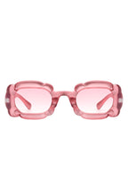 Uplift - Geometric Irregular Thick Frame Square Fashion Sunglasses