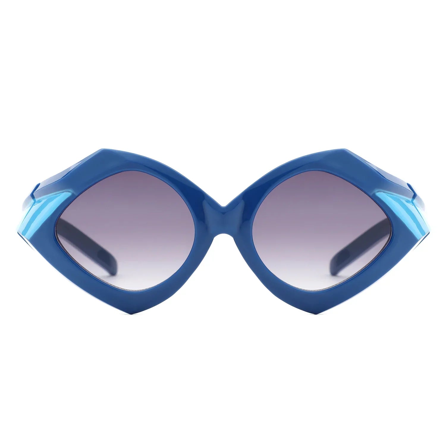 Talor - Geometric Fashion Polygon Triangle Sunglasses