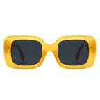 Jadestone - Square Retro Flat Top Fashion Sunglasses