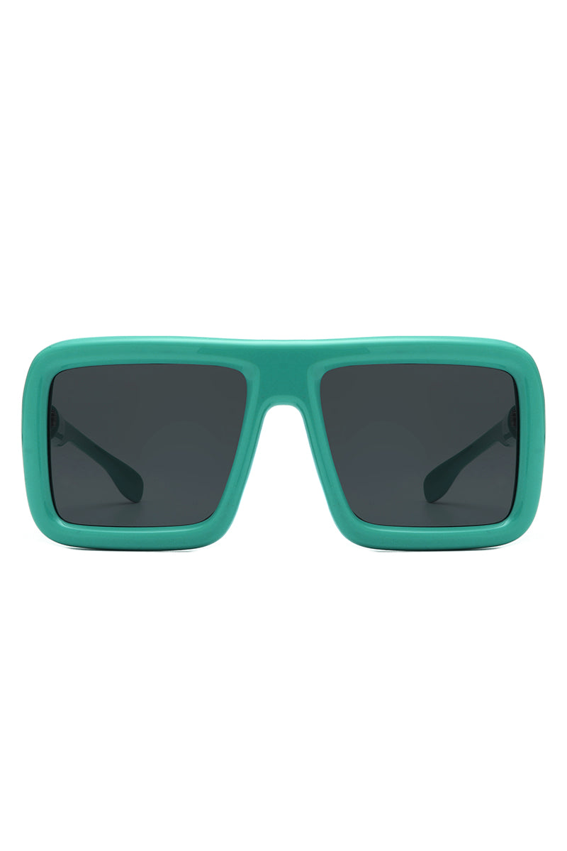 Hype - Oversized Square Flat-Top Women's Fashion Sunglasses