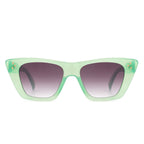 Lightnin - Women Retro Cat Eye Fashion Square Sunglasses