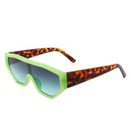 Firelily - Geometric Square Oversize Futuristic Fashion Sunglasses