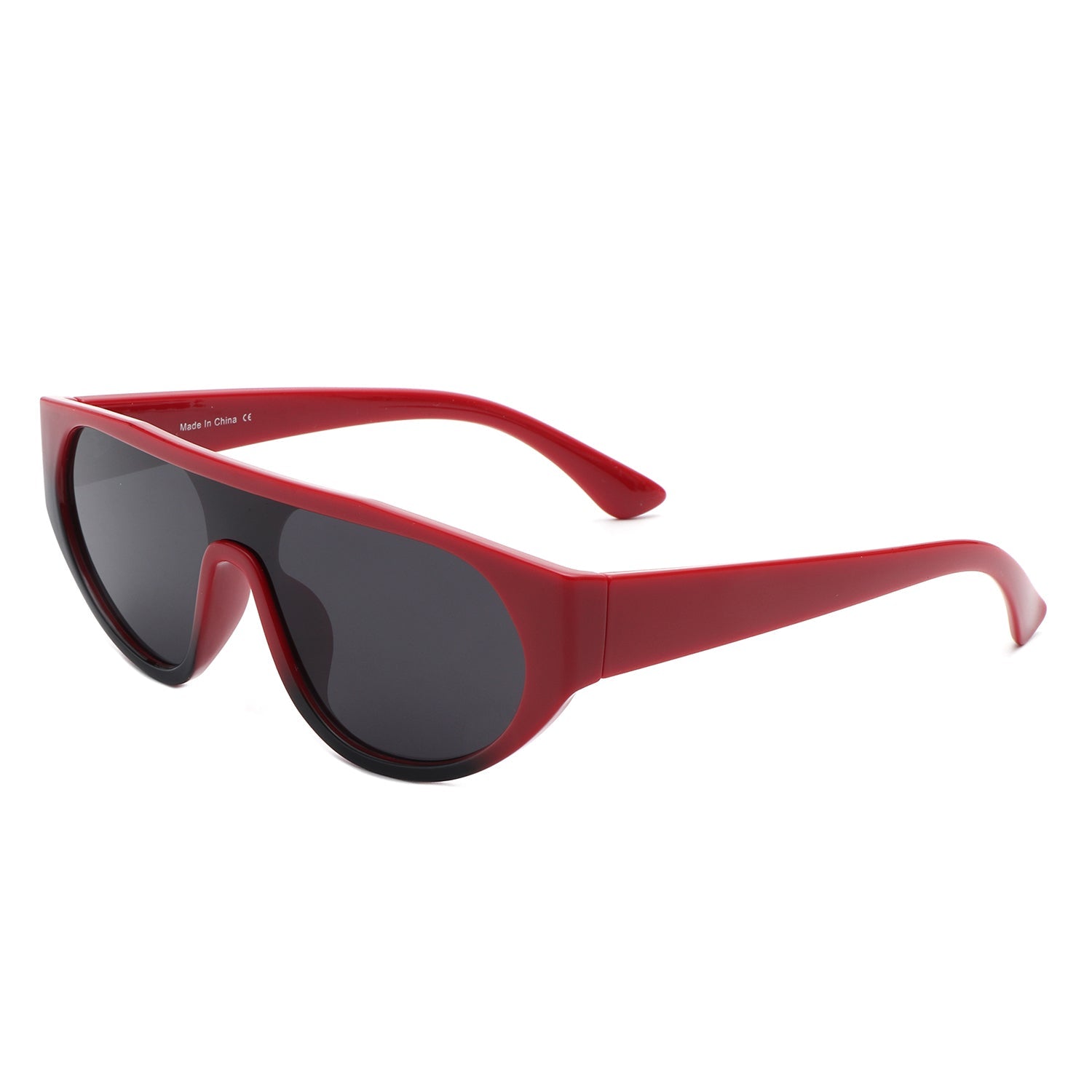 Isolde - Round Flat Top Retro Fashion Sunglasses