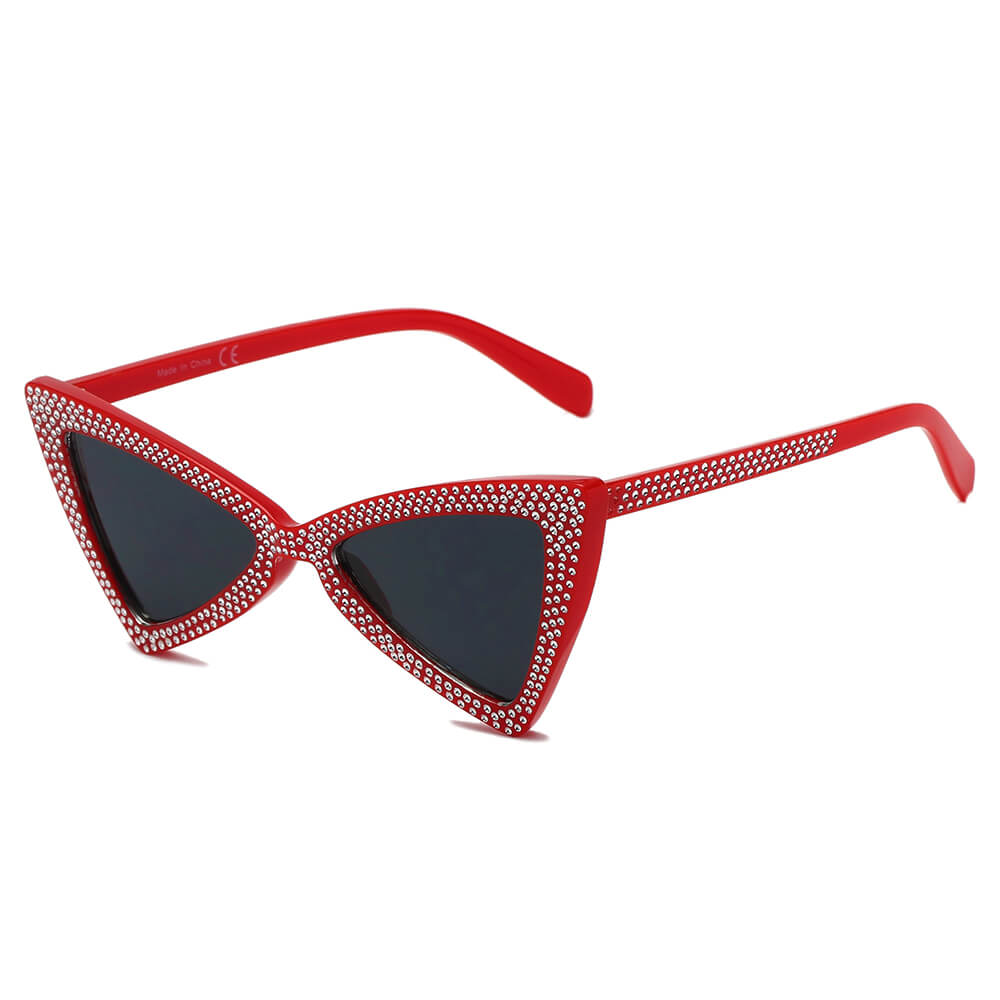 CANBERRA | Women Retro Vintage Extreme Cat Eye Sunglasses