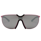 MACON | Large Oversized Unisex Single Lens Aviator Fashion Sunglasses