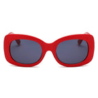 BAKU | Women Fashion Retro Rectangle Oversize Sunglasses