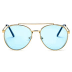 LAREDO | Modern Aviator Brow Bar Aviator Fashion Sunglasses