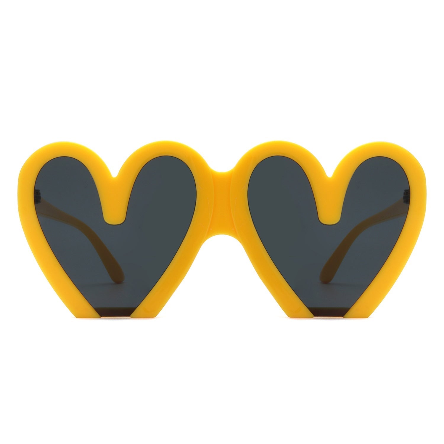 Skylette - Heart Shaped Oversized Party Fashion Sunglasses
