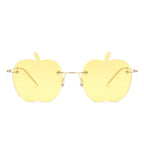 Zephyrus - Rimless Apple Shape Party Frameless Tinted Sunglasses
