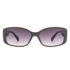 Fantasie - Rectangular Narrow Retro Tinted Fashion Square Sunglasses