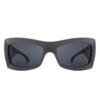 Skytalon - Square Retro Chunky Wrap Around Sunglasses