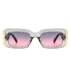 Quixotic - Rectangle Narrow Fashion Tinted Square Sunglasses