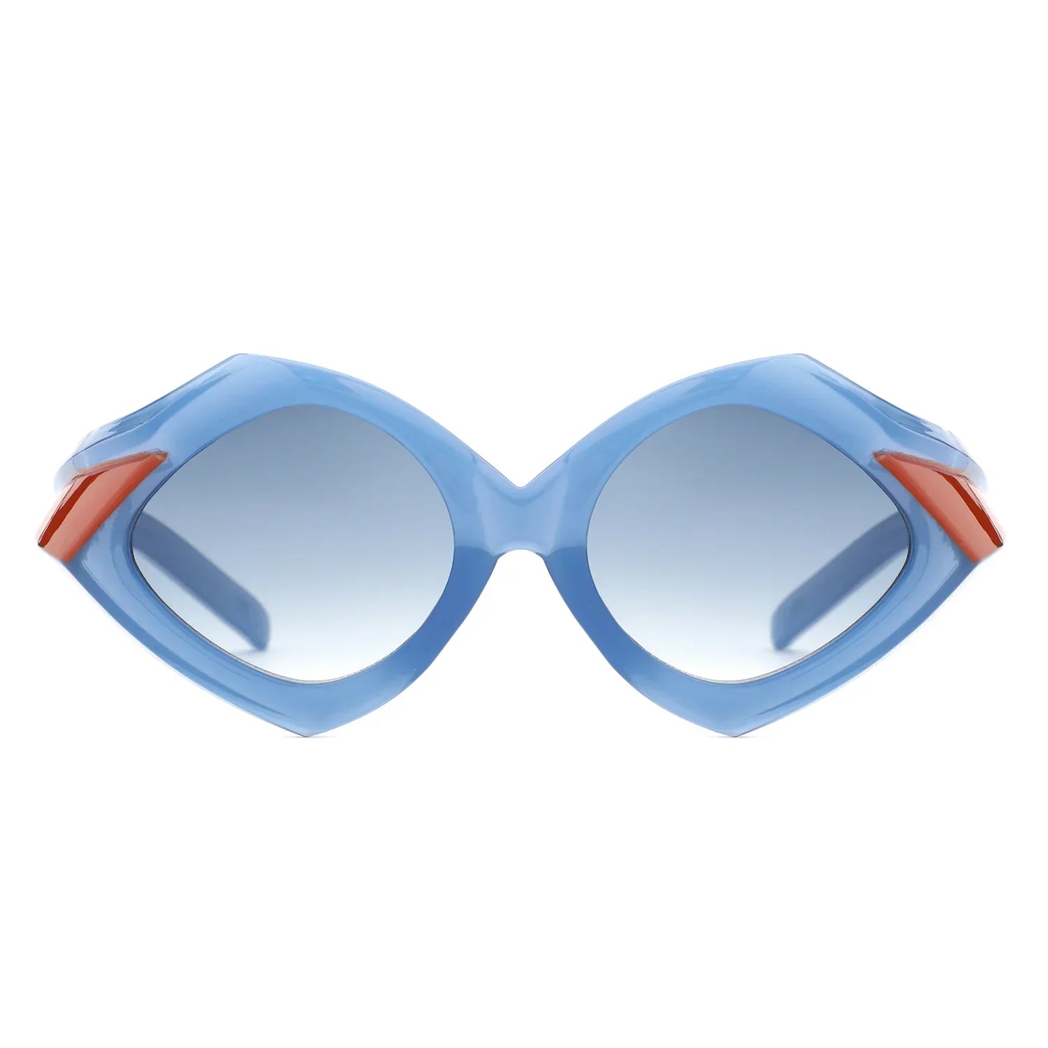 Talor - Geometric Fashion Polygon Triangle Sunglasses