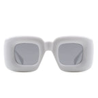 Rayne - Y2K Square Inflated Chunky Retro Funny Sunglasses