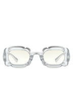 Uplift - Geometric Irregular Thick Frame Square Fashion Sunglasses