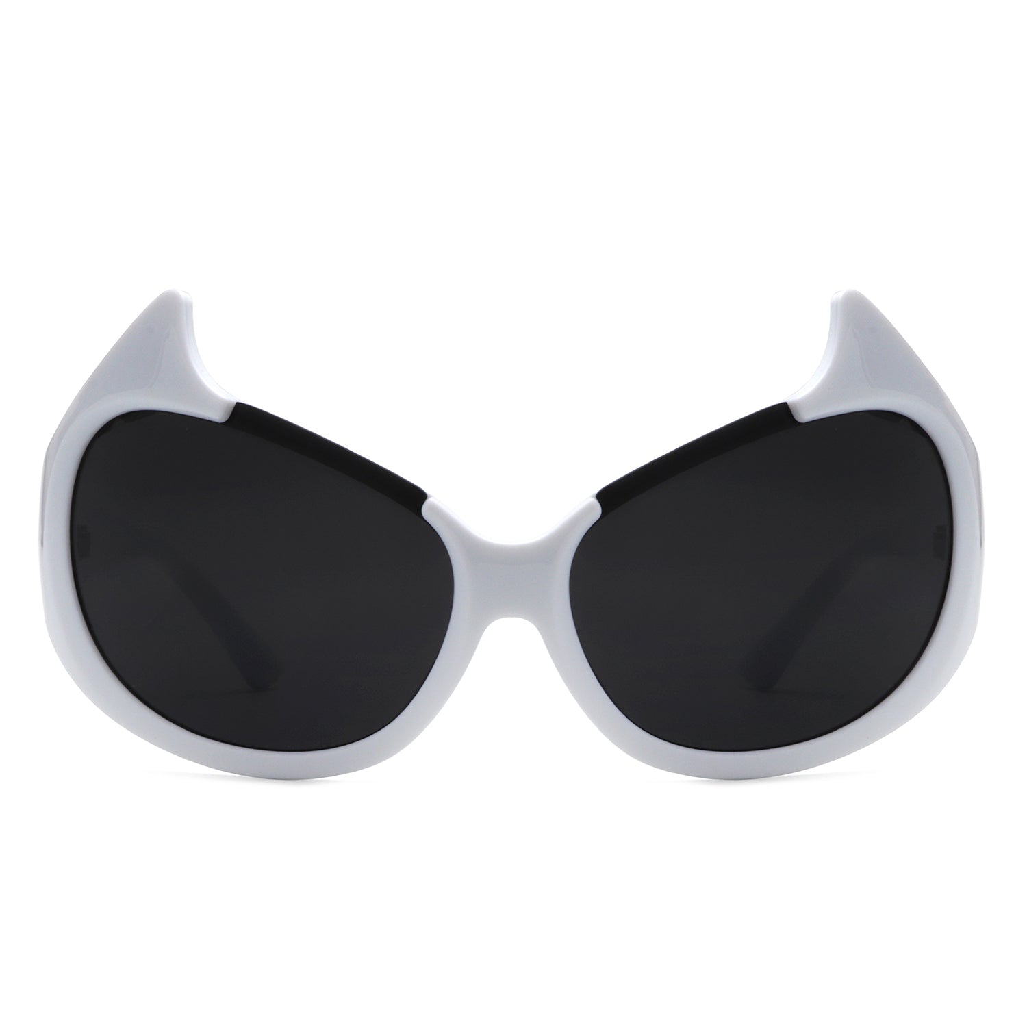 Vaelin - Round Oversize Fashion Cat Eye Sunglasses