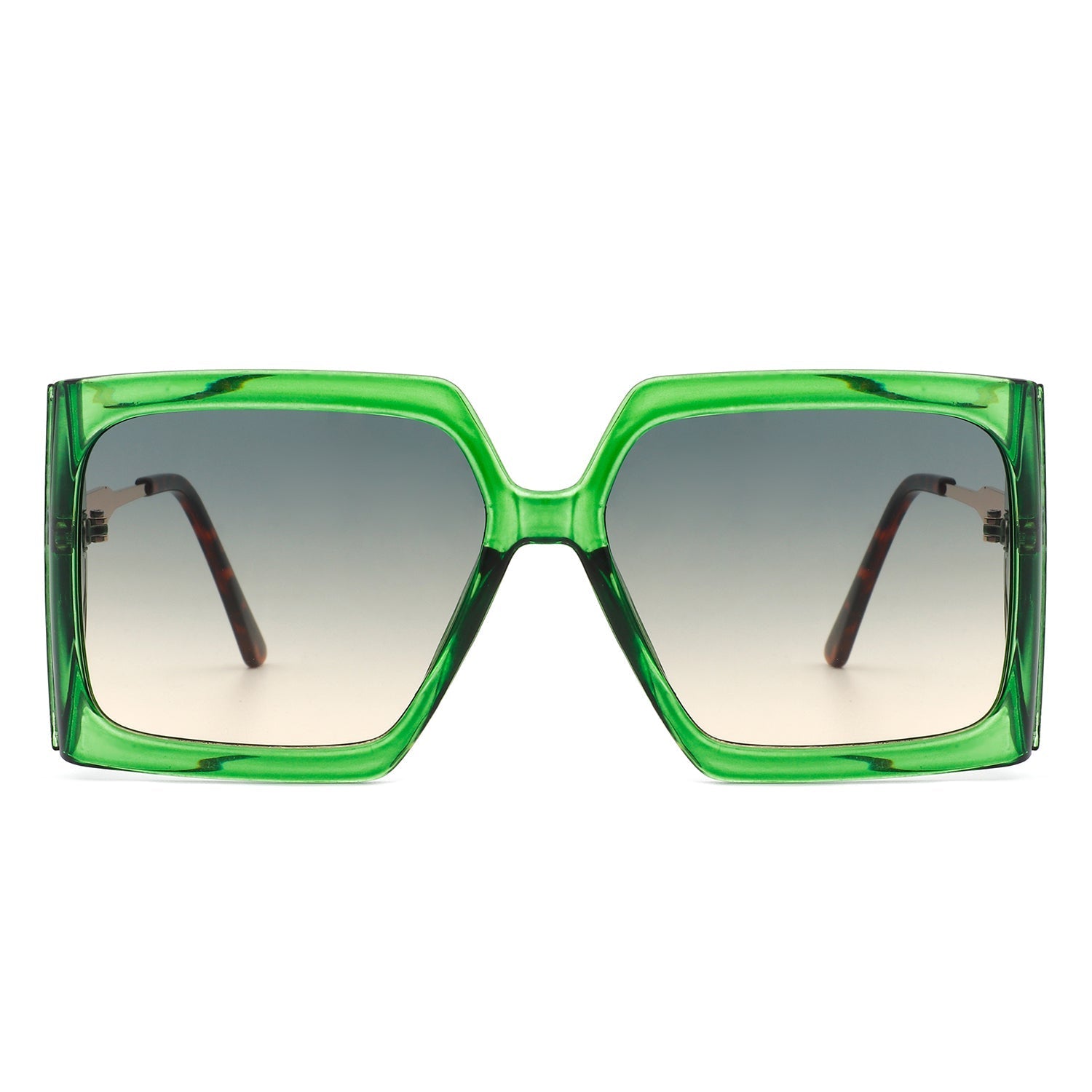 Yellowra - Women Oversize Retro Square Large Fashion Sunglasses