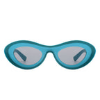 Cygnus - Oval Retro Vintage Inspired Round Tinted Fashion Sunglasses
