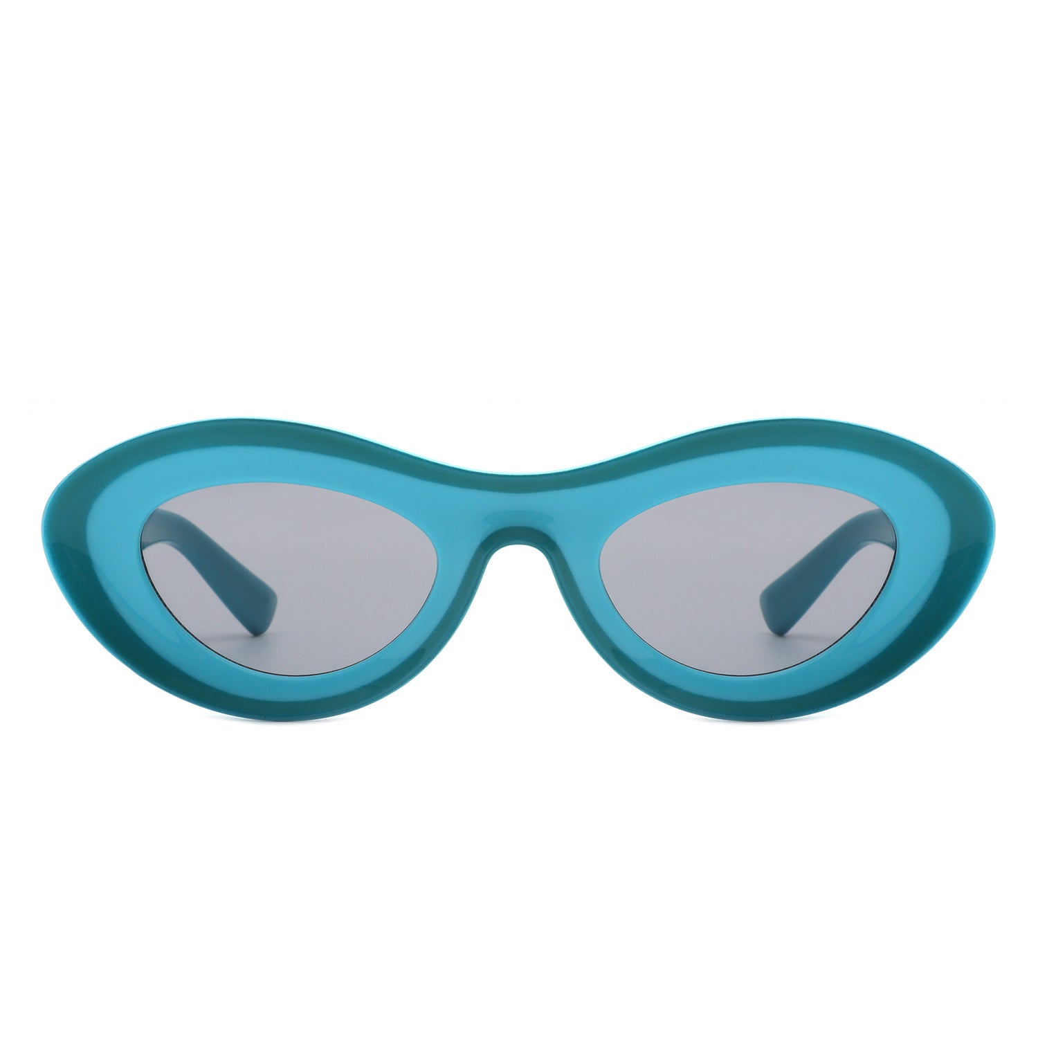 Cygnus - Oval Retro Vintage Inspired Round Tinted Fashion Sunglasses