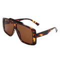 Halia - Square Retro Flat Top Vintage Inspired Fashion Sunglasses