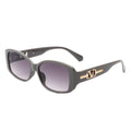 Fantasie - Rectangular Narrow Retro Tinted Fashion Square Sunglasses