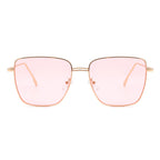 Eskuitan | Women Square Metal Oversize Fashion Sunglasses
