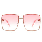 Evangely - Classic Square Tinted Fashion Oversize Women Sunglasses