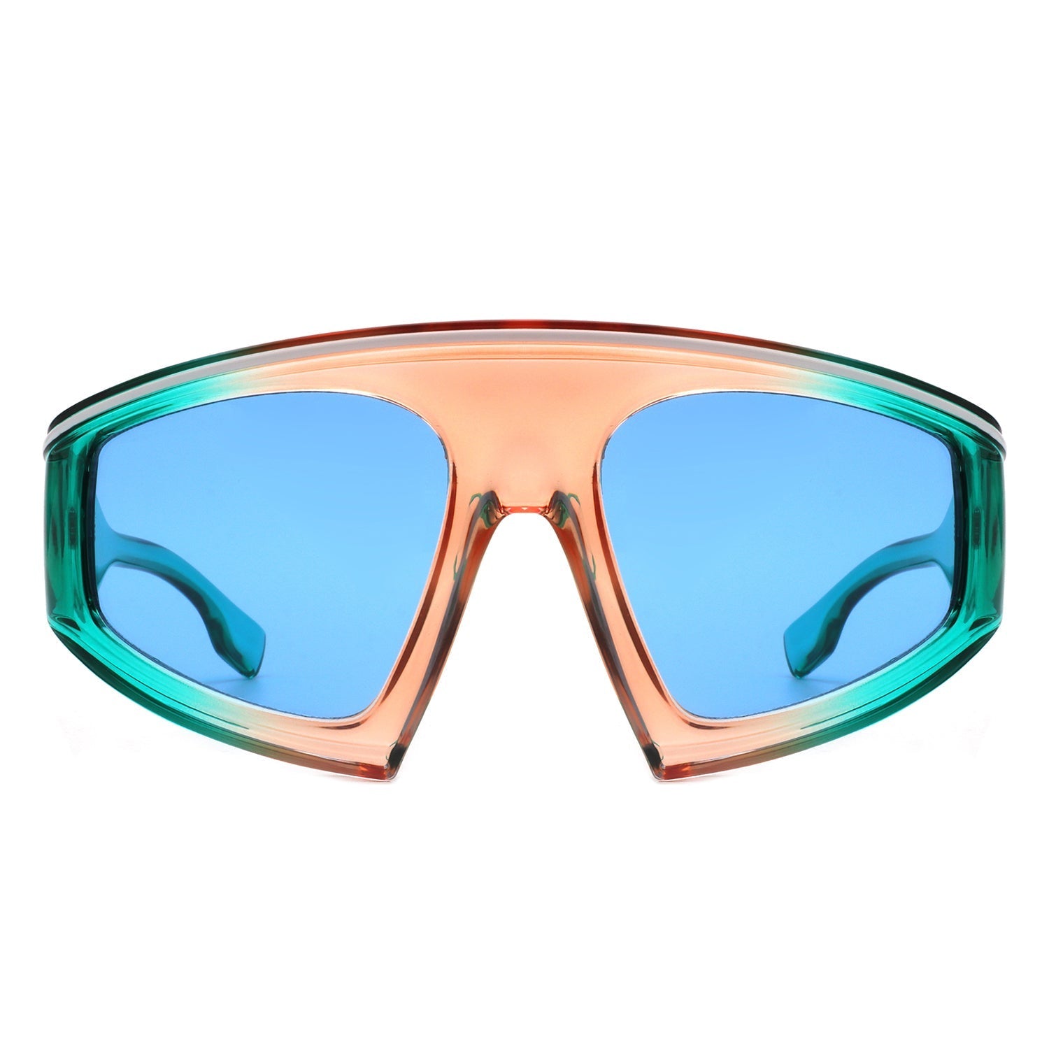 Bramble - Oversize Futuristic Square Women Fashion Sunglasses