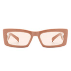 Horizonx - Retro Rectangle Narrow Fashion Slim Vintage Square Sunglasses
