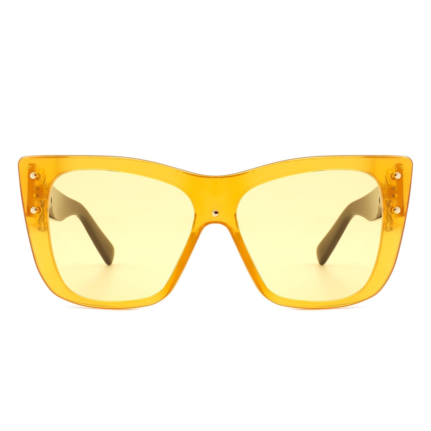 Windborn - Women Retro Square Tinted Cat Eye Fashion Sunglasses