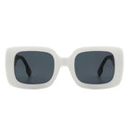 Jadestone - Square Retro Flat Top Fashion Sunglasses