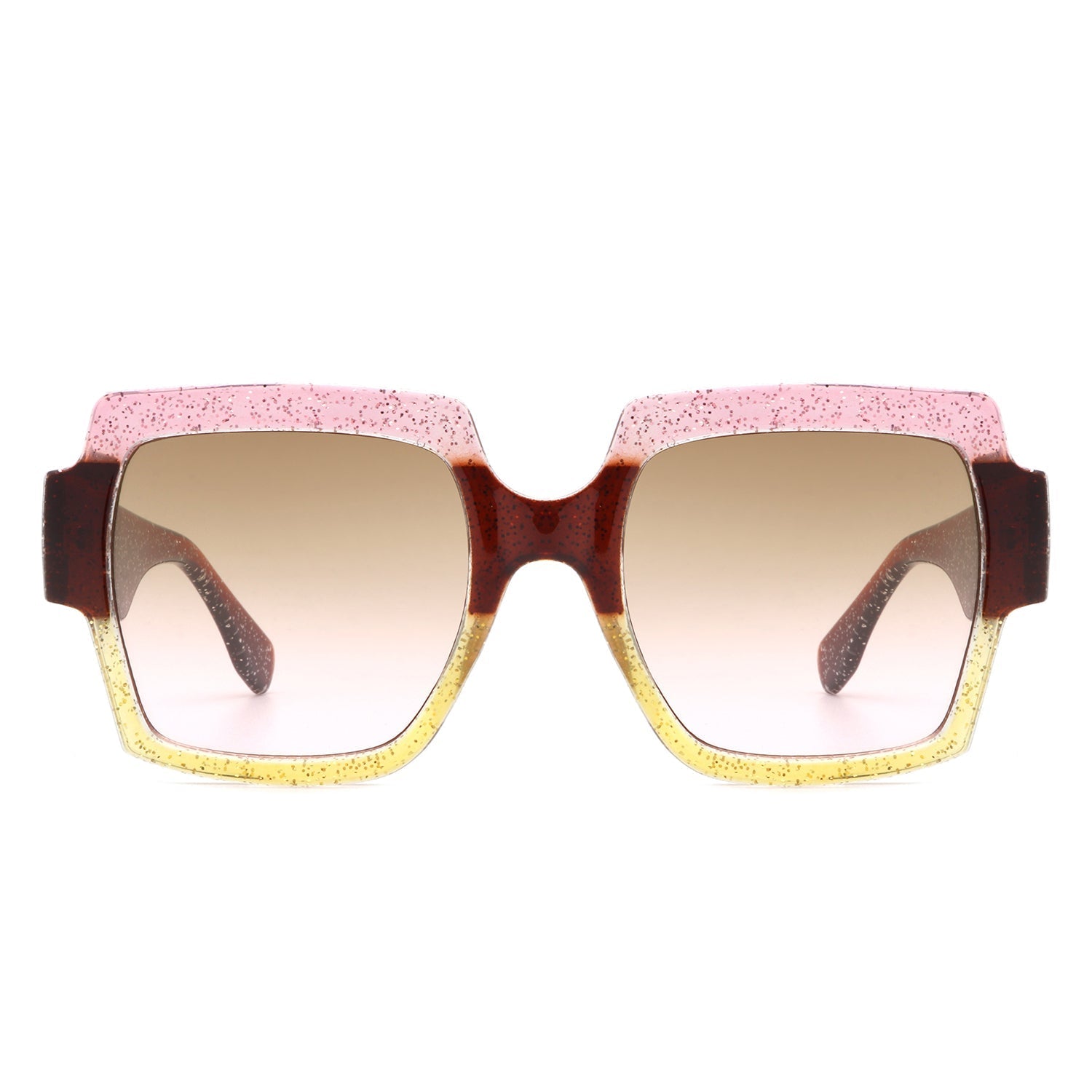Keen - Women's Fashion Oversized Flat-Top Square Sunglasses