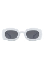 Uplift - Geometric Irregular Thick Frame Square Fashion Sunglasses
