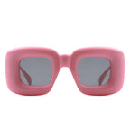 Rayne - Y2K Square Inflated Chunky Retro Funny Sunglasses