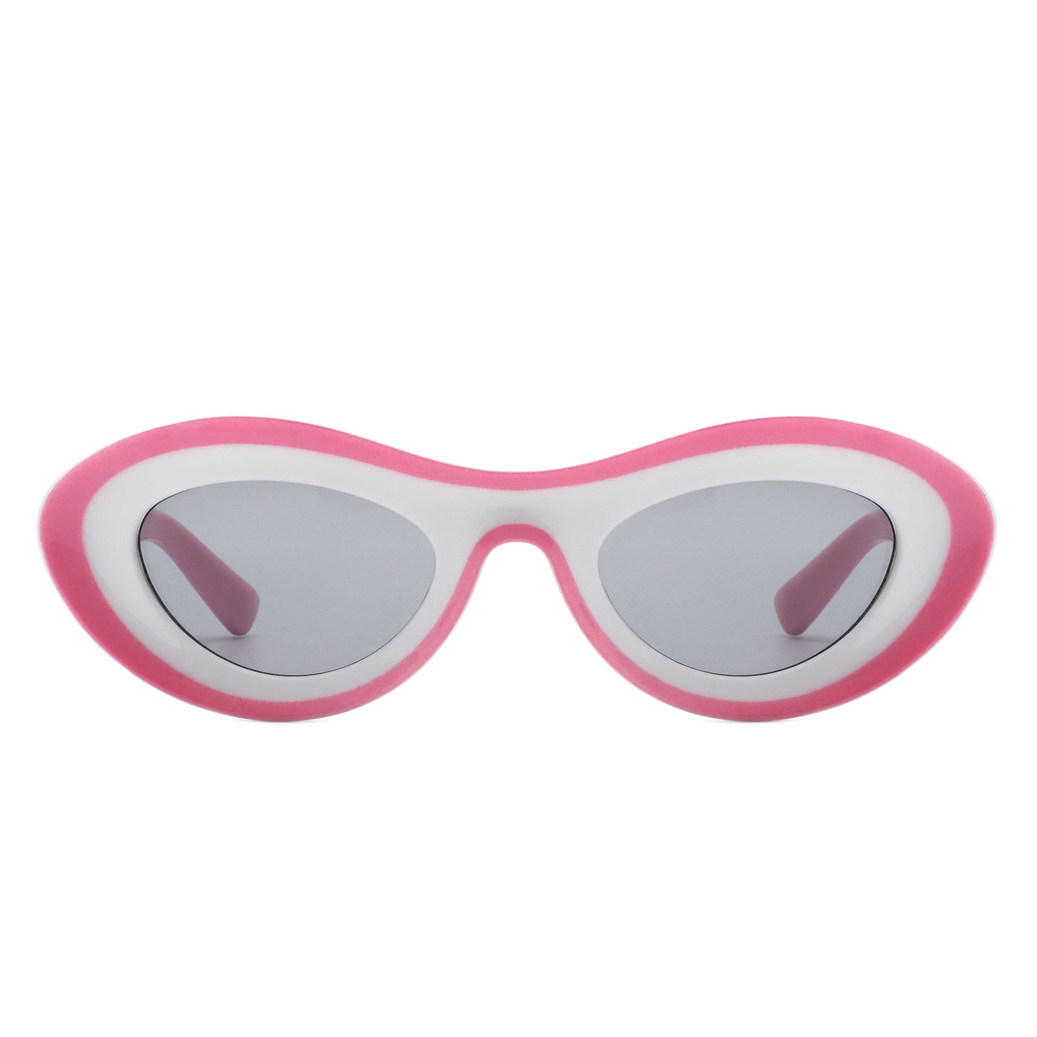 Cygnus - Oval Retro Vintage Inspired Round Tinted Fashion Sunglasses