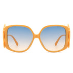 Vortexia - Oversize Irregular Frame Large Fashion Square Sunglasses