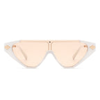 Zedillia - Triangle Mod Irregular Fashion Vintage Geometric Retro Sunglasses
