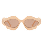 Zyrith - Geometric Wavy Designed Women's Sunglasses