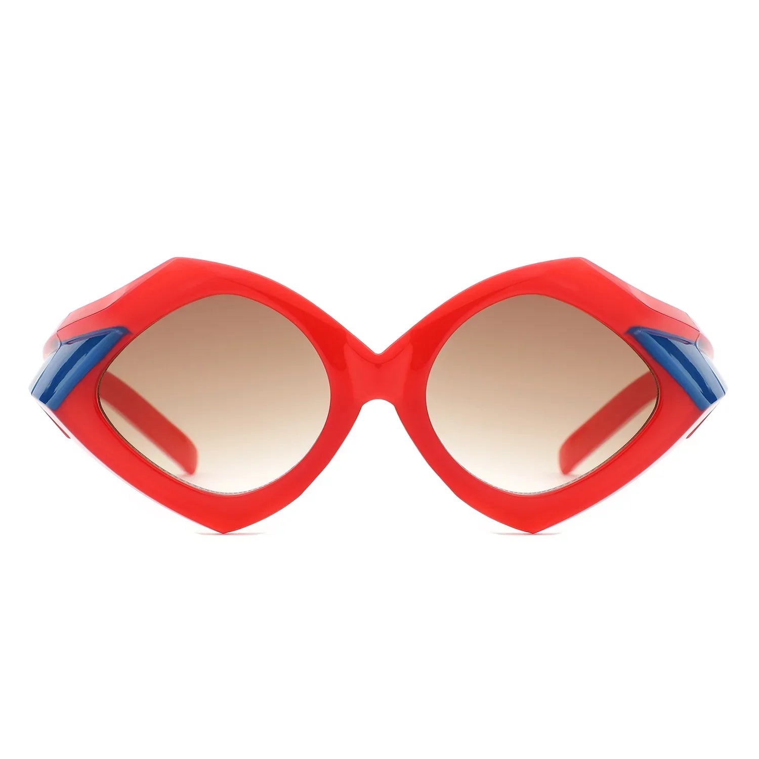 Talor - Geometric Fashion Polygon Triangle Sunglasses