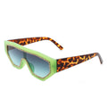 Goldleaf - Geometric Oversize Glitter Square Fashion Women Sunglasses