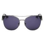 ASPEN | Womens Trendy Mirrored Lens Cat Eye Sunglasses