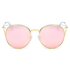 CLAYTON | Women Round Petite Cat Eye Sunglasses Circle