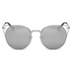CLAYTON | Women Round Petite Cat Eye Sunglasses Circle