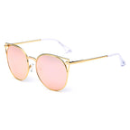 CLAYTON | Women Round Petite Cat Eye Sunglasses Circle
